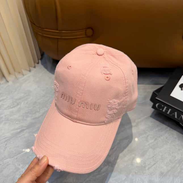 MIUMIU 26S CRYSTAL BASEBALL CAP 345237