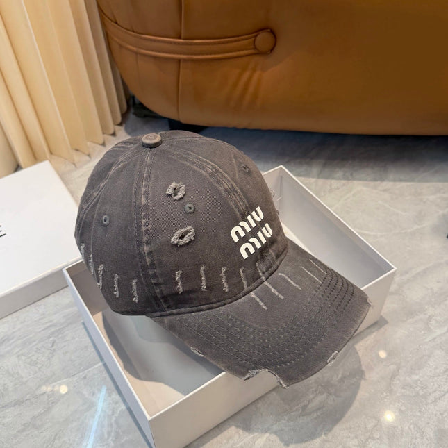 MIUMIU 26S BASEBALL CAP 342398