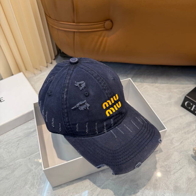 MIUMIU 26S BASEBALL CAP 342399