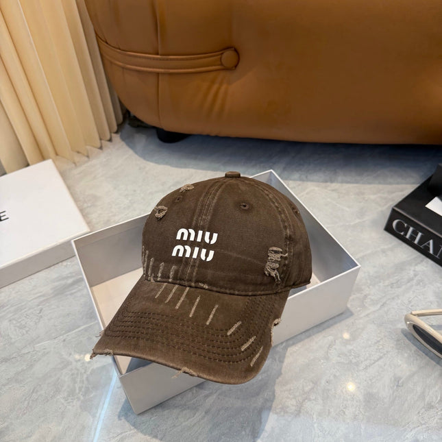 MIUMIU 26S BASEBALL CAP 342400