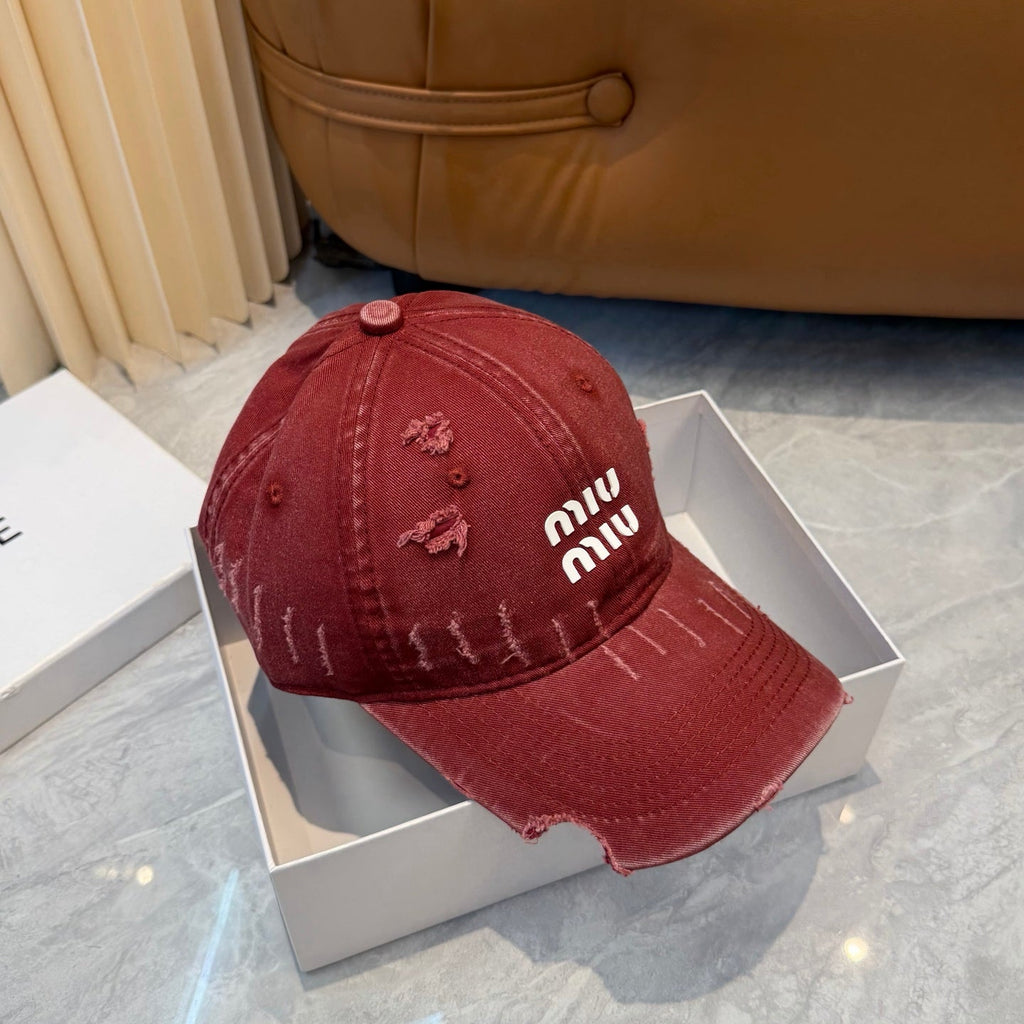 MIUMIU 26S BASEBALL CAP 342402