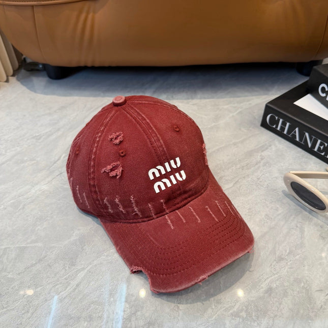MIUMIU 26S BASEBALL CAP 342402
