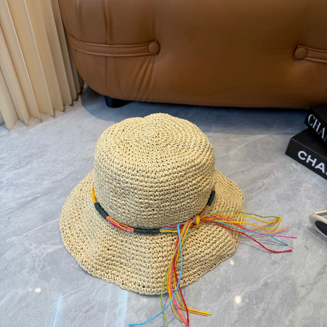 MIUMIU 26S STRAW BUCKET HAT 345226