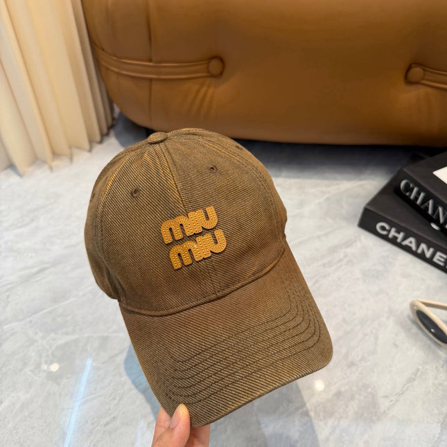 MIUMIU 26S BASEBALL CAP 340652