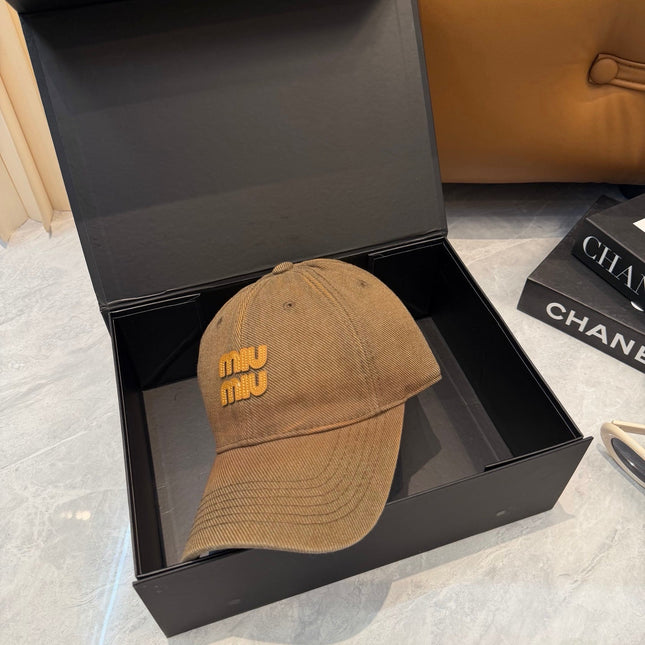 MIUMIU 26S BASEBALL CAP 340652