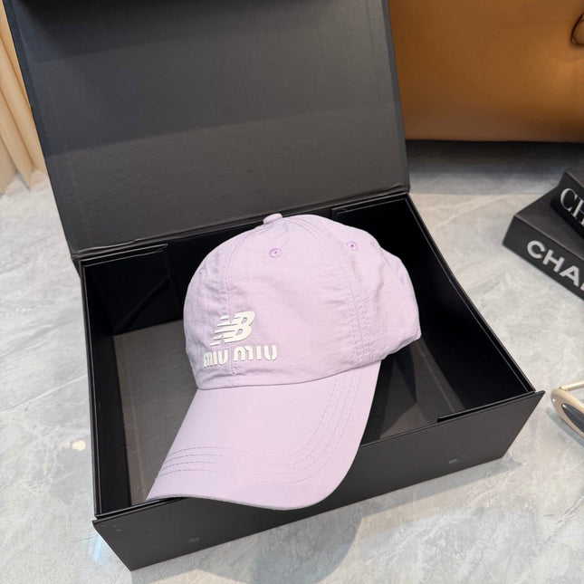 MIUMIU 26S BASEBALL CAP 342427
