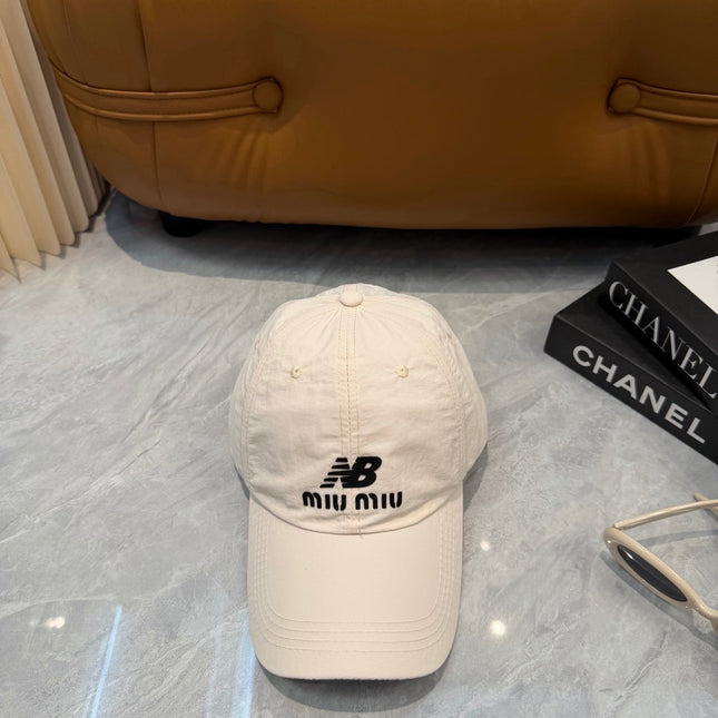 MIUMIU 26S BASEBALL CAP 342429