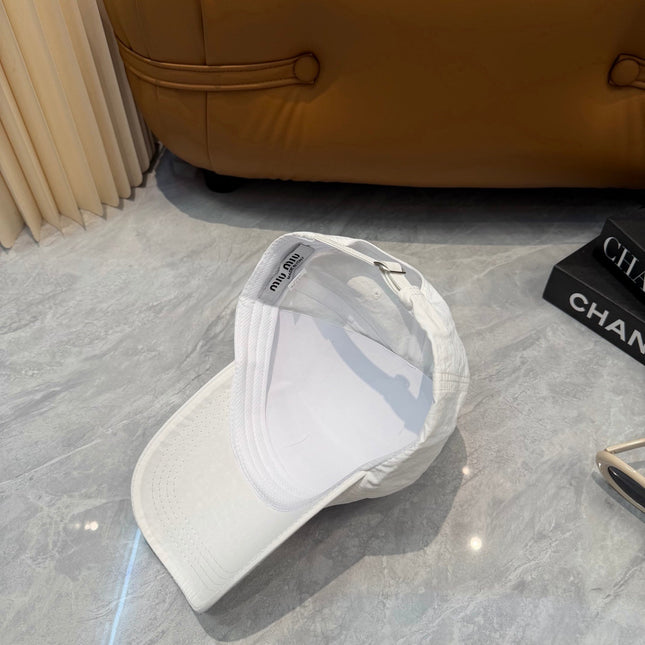 MIUMIU 26S BASEBALL CAP 342431