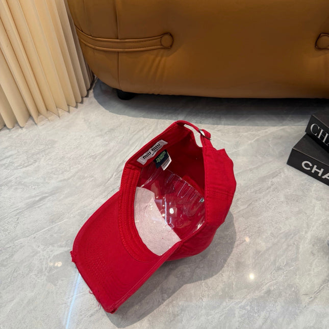 MIUMIU 26S BASEBALL CAP 342433