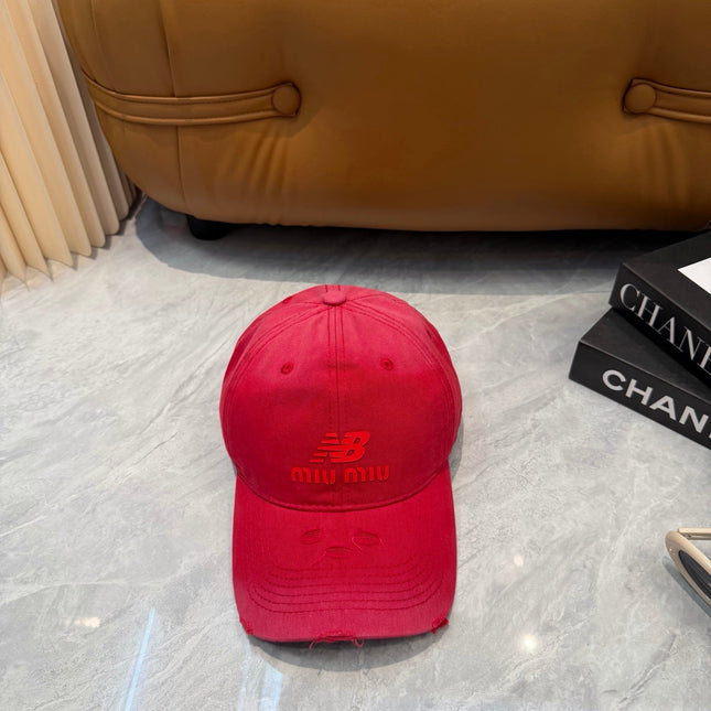MIUMIU 26S BASEBALL CAP 342433
