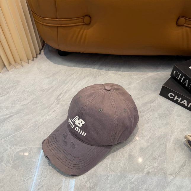 MIUMIU 26S BASEBALL CAP 342435