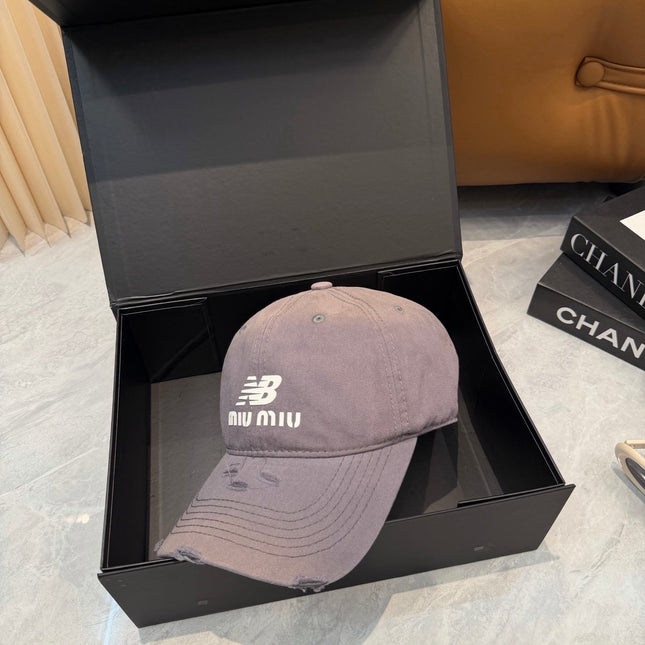MIUMIU 26S BASEBALL CAP 342435