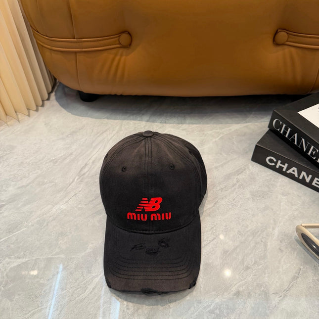 MIUMIU 26S BASEBALL CAP 342436