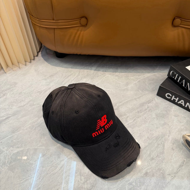 MIUMIU 26S BASEBALL CAP 342436