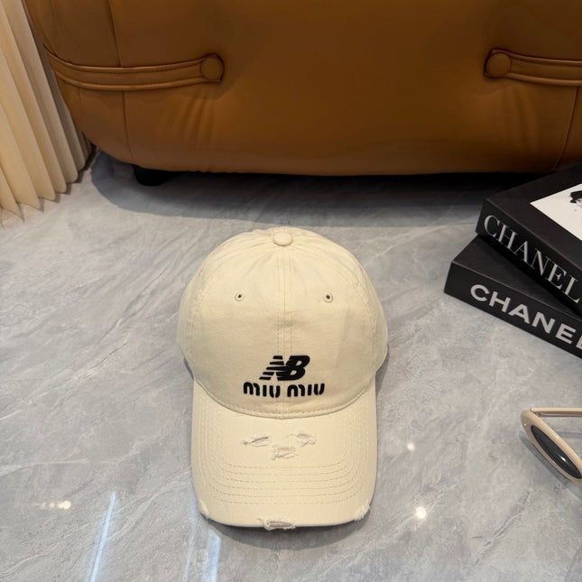 MIUMIU 26S BASEBALL CAP 342437
