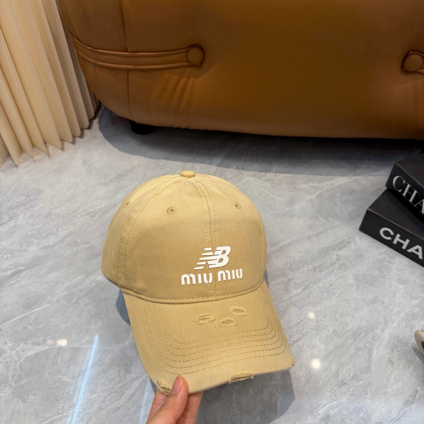MIUMIU 26S BASEBALL CAP 342438