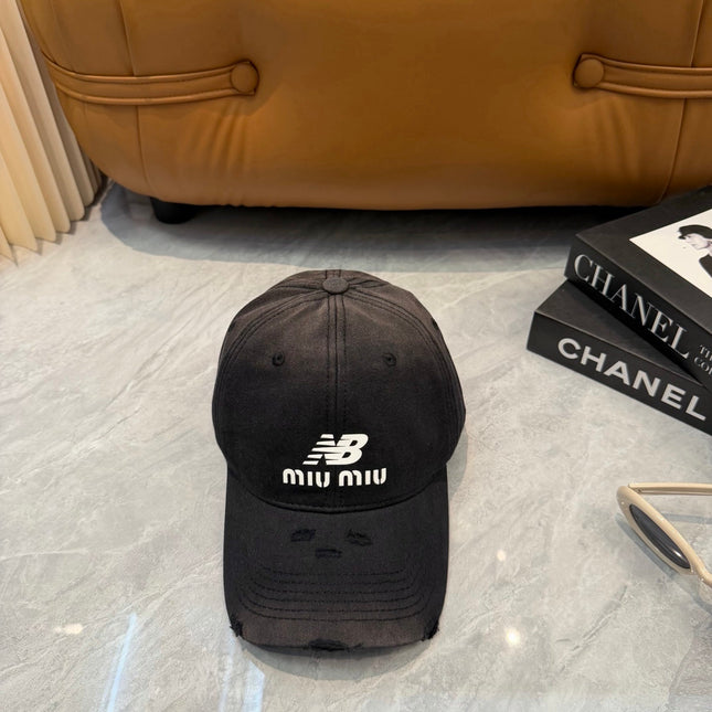 MIUMIU 26S BASEBALL CAP 342439