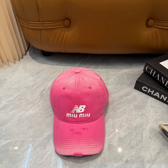 MIUMIU 26S BASEBALL CAP 342440
