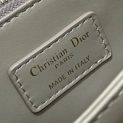 MINI BAG 24 IN CAMEL BEIGE PATENT CANNAGE CALFSKIN