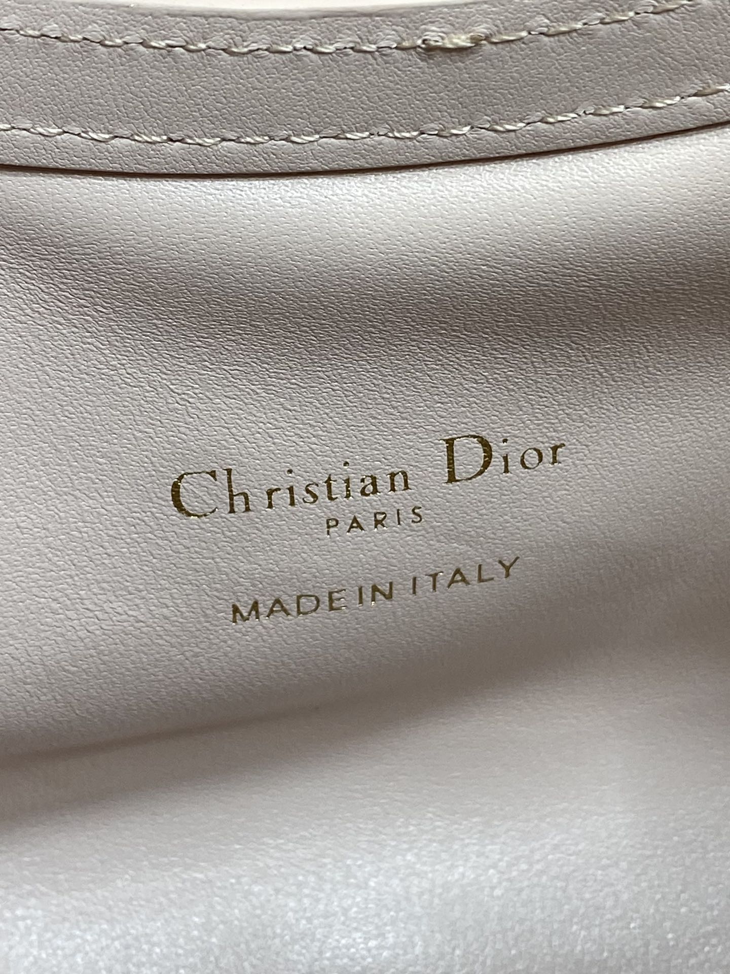 DIOR 25S JOLIE TOP HANDLE MINI BAG 18 IN BABY PINK CALFSKIN GOLD HARDWARE