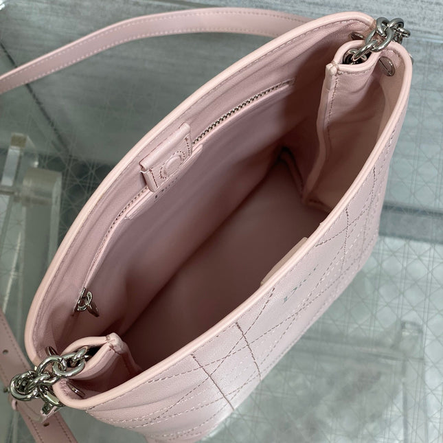 DIOR 26S TRIANON BAG 20 IN LIGHT PINK LAMBSKIN