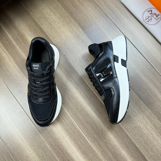 HM THICK - SOLE SNEAKER BLACK FABRIC
