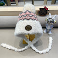 BEANIE HAT IN COLORFUL WOOL 400959