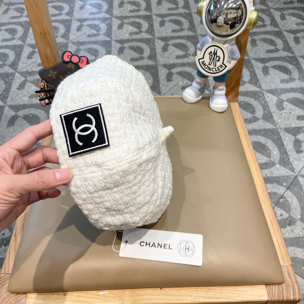 BERET HAT WHITE 431753