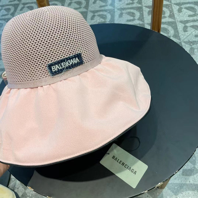 BALENCIAGA 26S WIDE-BRIMMED HAT STYLE 55