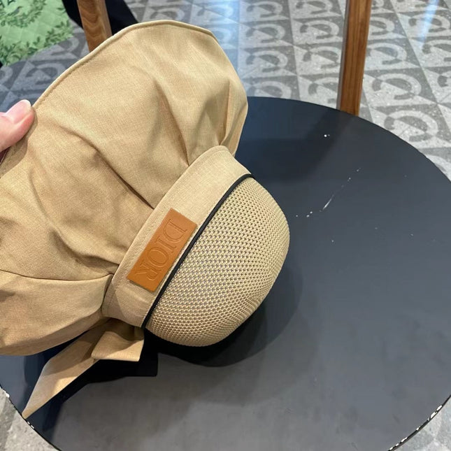 DIOR 26S MESH WIDE-BRIM HAT WITH BOW STYLE 32