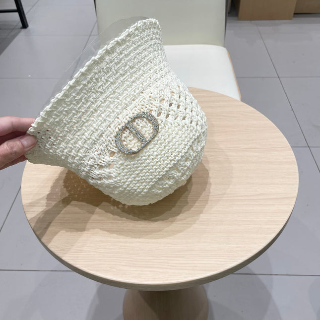 DIOR 26S DIOR STRAW BUCKET HAT STYLE 81