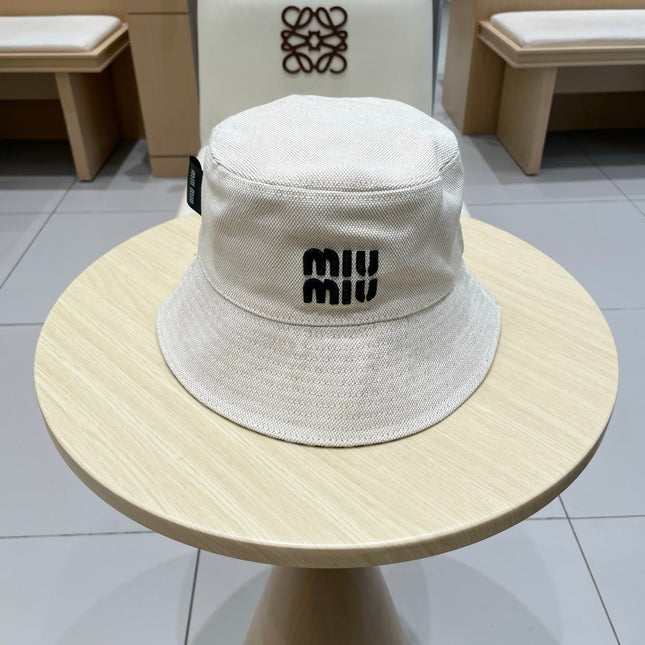 MIUMIU REVERSIBLE BUCKET HAT STYLE 80