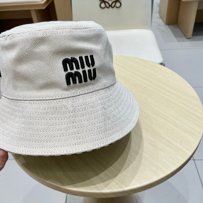 MIUMIU REVERSIBLE BUCKET HAT STYLE 80