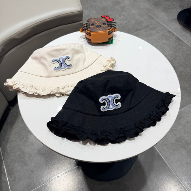 CELINE 26S CELINE RUFFLED BUCKET HAT STYLE 12