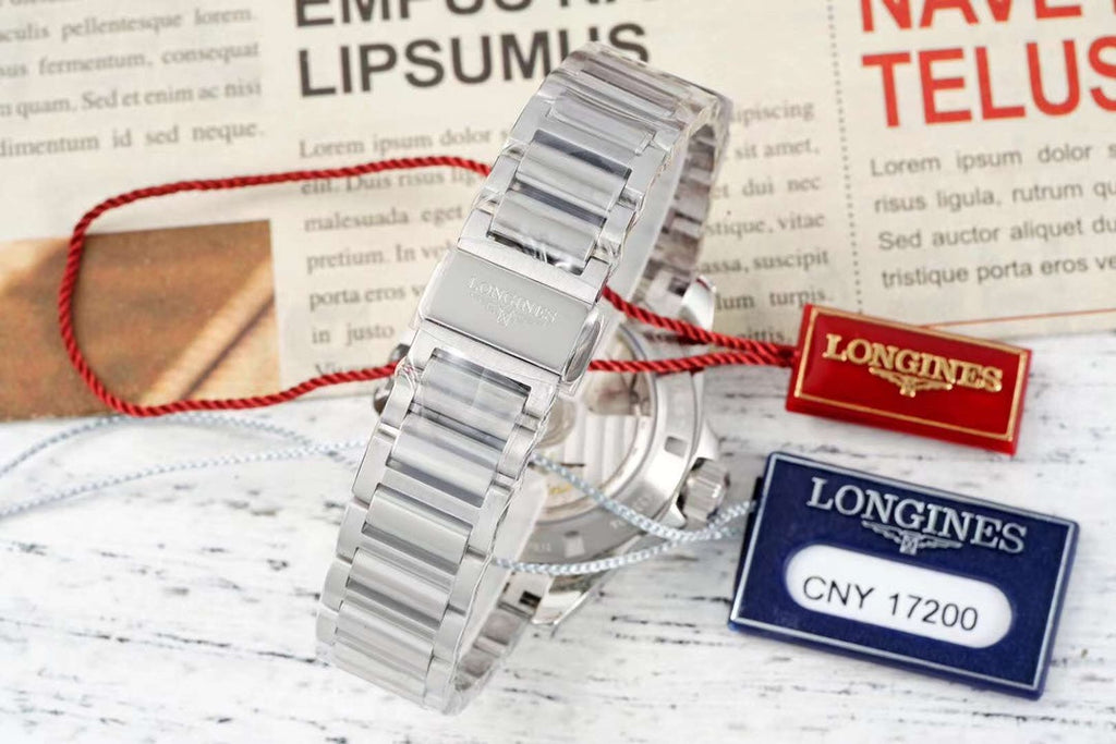 CONQUEST 34 MM WATCH SILVER CASE