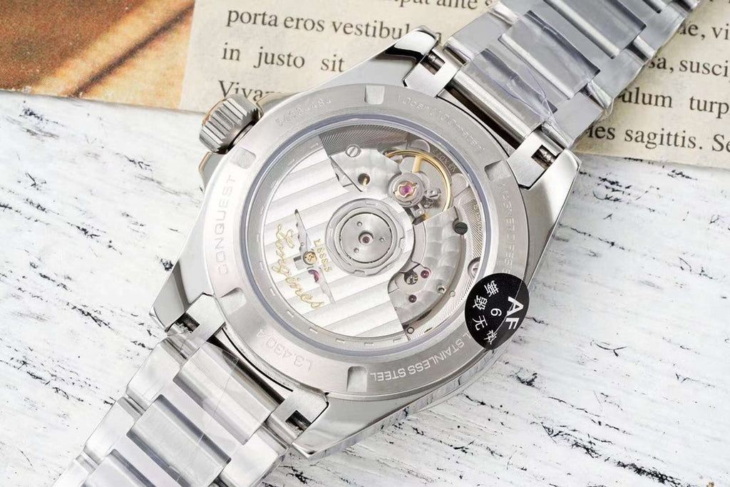 CONQUEST 34 MM WATCH SILVER CASE