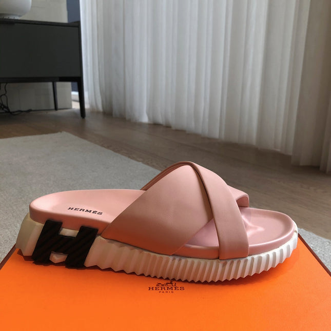 HM INFRA SANDAL BABY PINK CALFSKIN