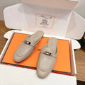 HM 26S KELLY MULE IN BEIGE CALFSKIN GOLD HARDWARE