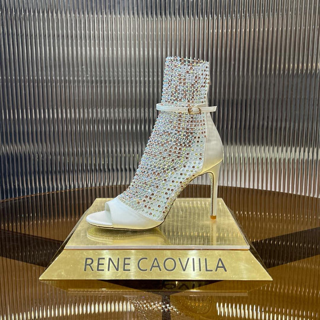 GALAXIA METALLIC ANTHRACITE SANDAL 95 MM WHITE
