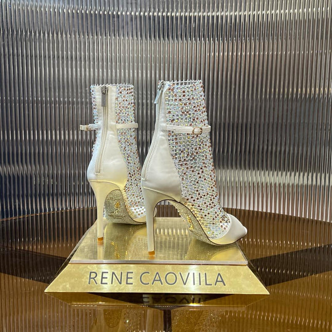 GALAXIA METALLIC ANTHRACITE SANDAL 95 MM WHITE