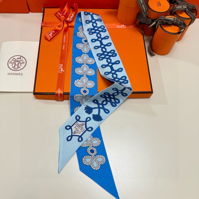 HERMES 26S SCARF 86 IN SILK 309668