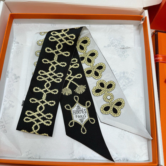 HERMES 26S SCARF 86 IN SILK 309669