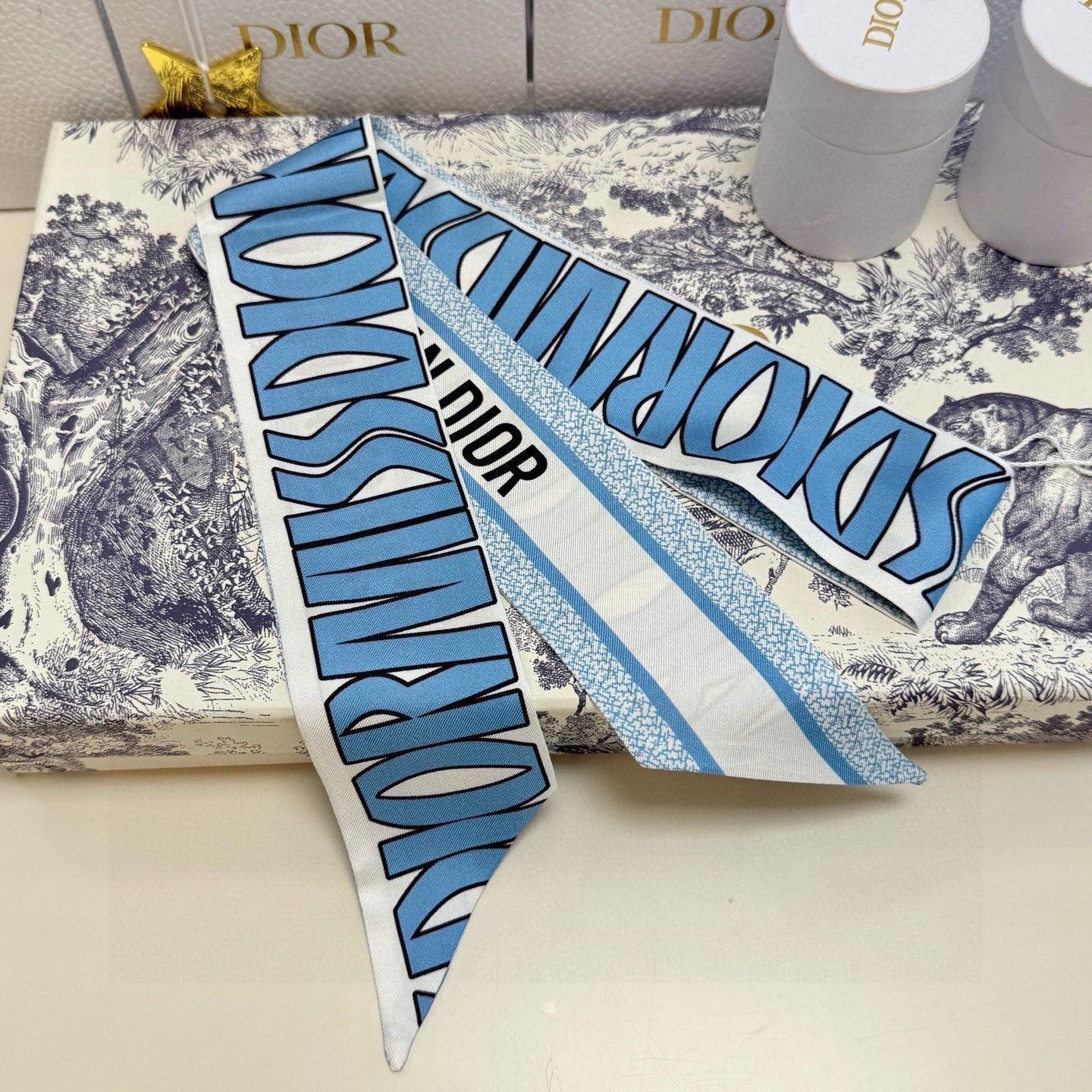 DIOR 26S SCARF 105CM IN SILK 259065