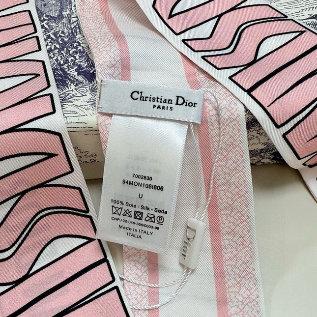 DIOR 26S SCARF 105CM IN SILK 259066