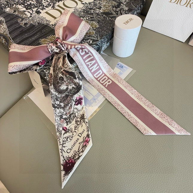 DIOR 26S SCARF 100CM IN SILK 293698