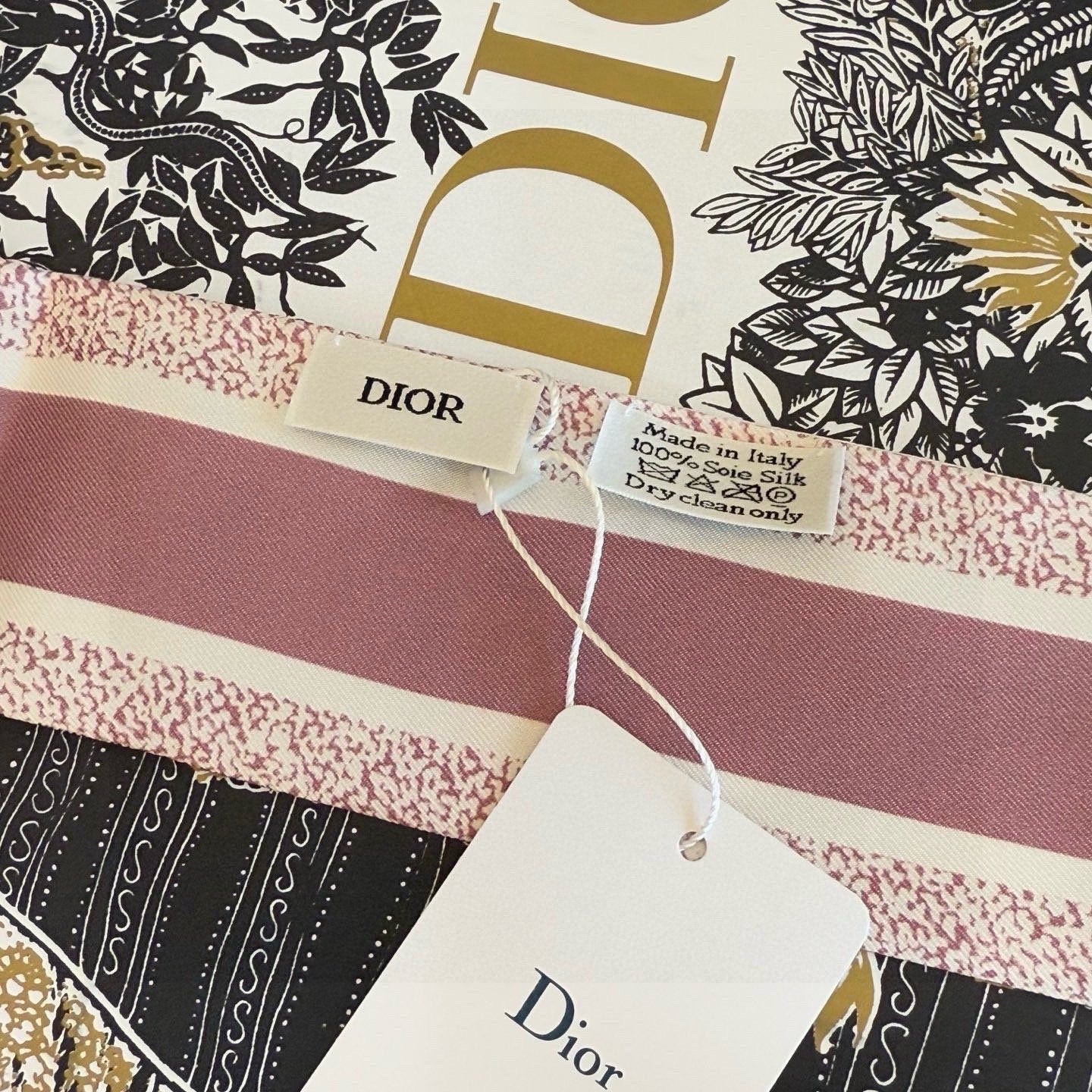 DIOR 26S SCARF 100CM IN SILK 293698