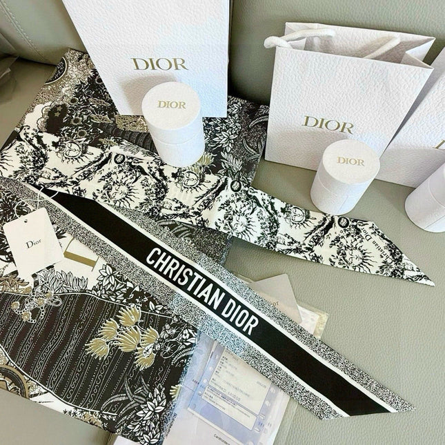 DIOR 26S SCARF 100CM IN SILK 293700