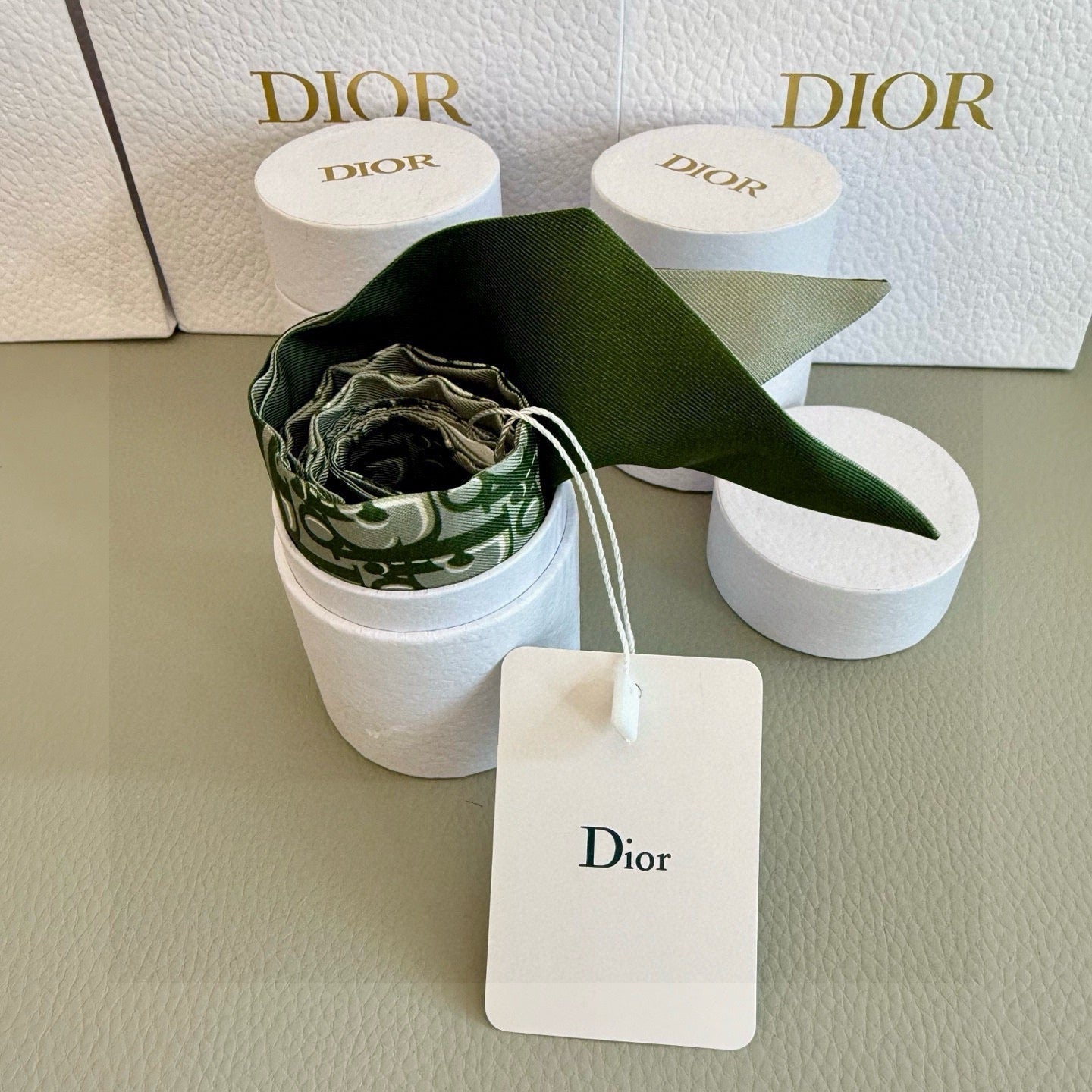 DIOR 26S SCARF 105CM IN SILK 297750