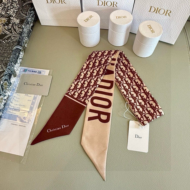DIOR 26S SCARF 105CM IN SILK 297751