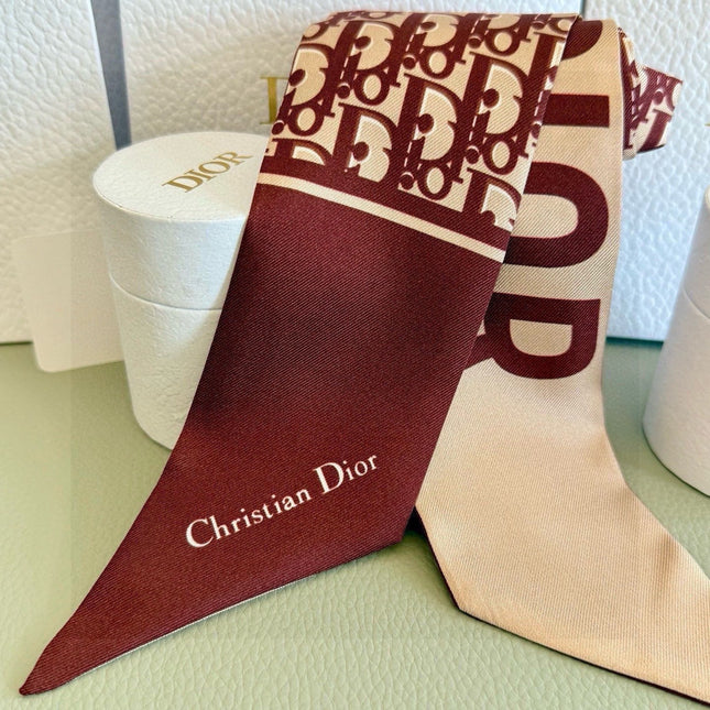 DIOR 26S SCARF 105CM IN SILK 297751